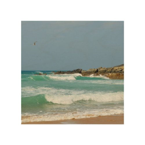 Fistral Beach Newquay Cornwall England Wood Wall Art