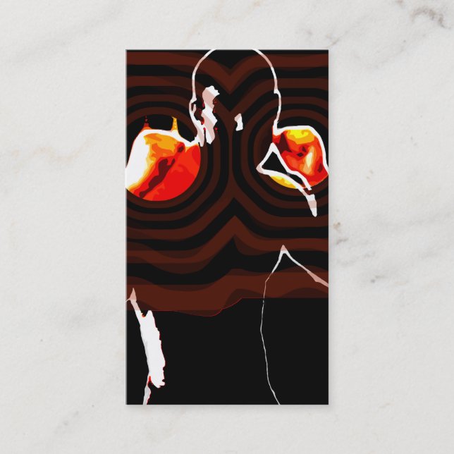 fists of fire business card (Front)