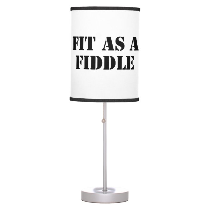 Fit As A Fiddle Lamp