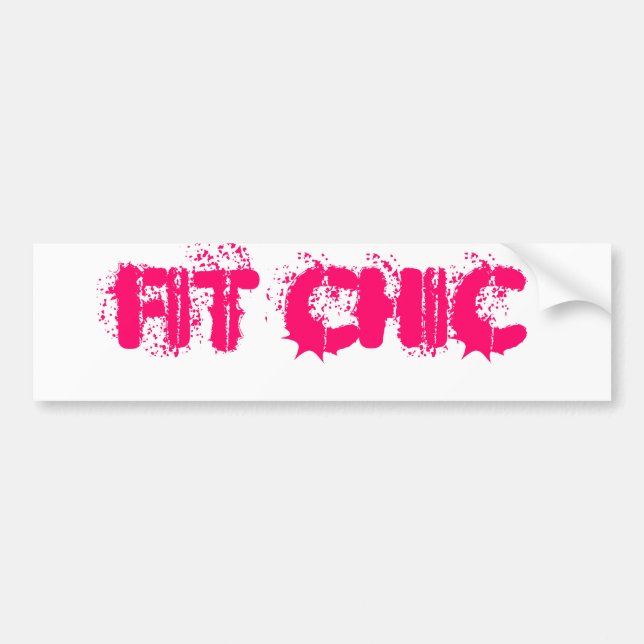 Fit Chic Bumper Sticker (Front)