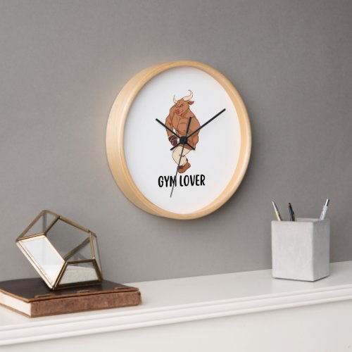 Fit  Fabulous Gym Lover Collection Clock