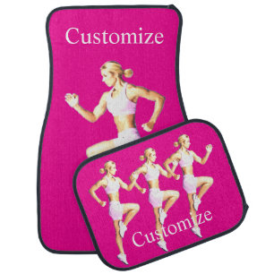 Fit Female Runner Thunder_Cove Car Floor Mat