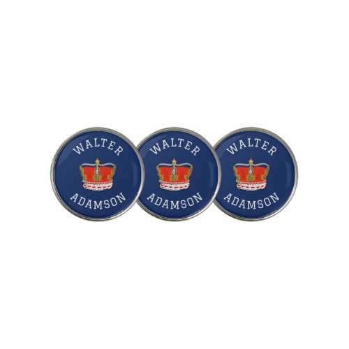 Fit for a King colorful Golf Ball Marker