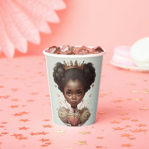 Fit for a Queen African American Queen paper cup