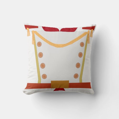 Fit for Royalty Charming Prince style Throw Pillow