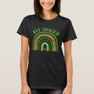 Fit Schaced Drunk  St Patrick s Day Bar Crawl Drin T-Shirt