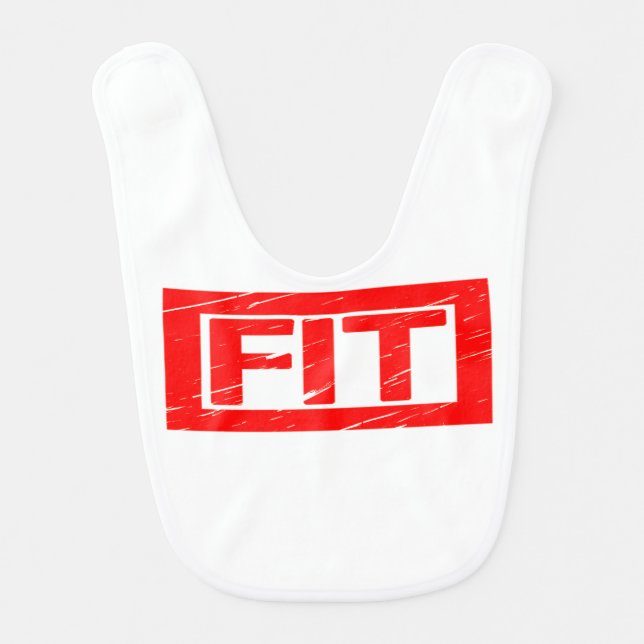 Fit Stamp Baby Bib (Front)