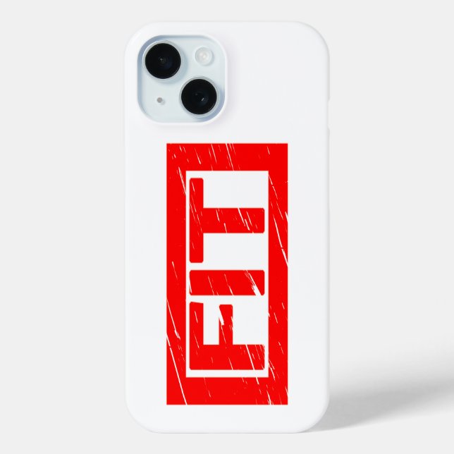 Fit Stamp Case-Mate iPhone Case (Back)