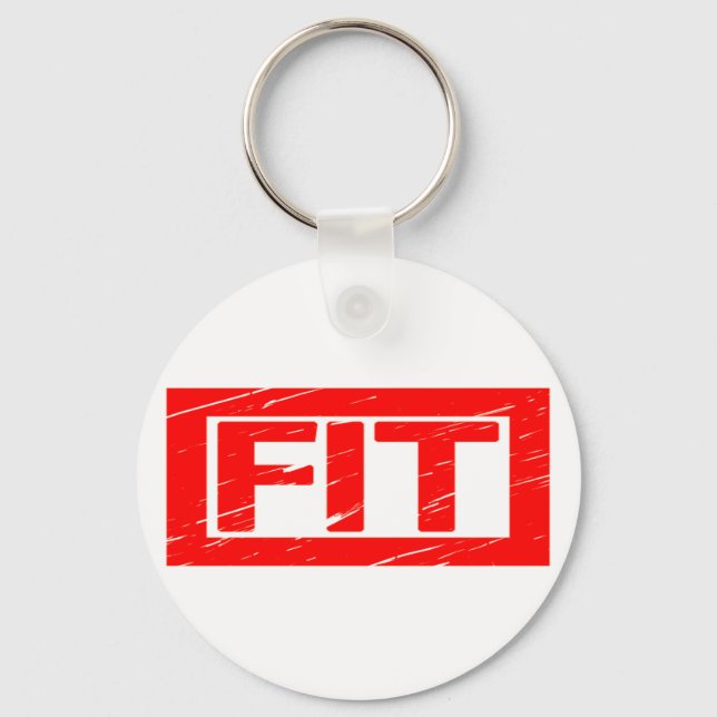 Fit Stamp Keychain (Front)