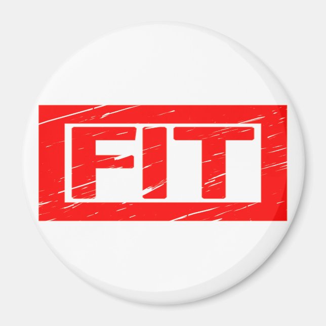 Fit Stamp Magnet (Front)