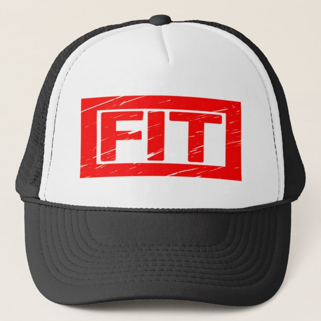 Fit Stamp Trucker Hat (Front)