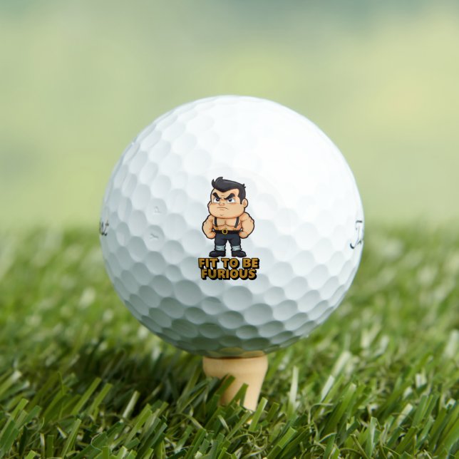 Fit to be Furious Golf Balls (Insitu Tee)