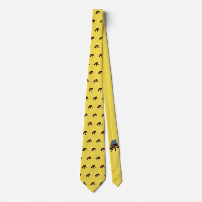 Fit to "Bee" tied Neck Tie (Front)