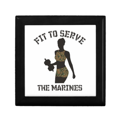 FIT TO SERVE THE MARINES GIFT BOX