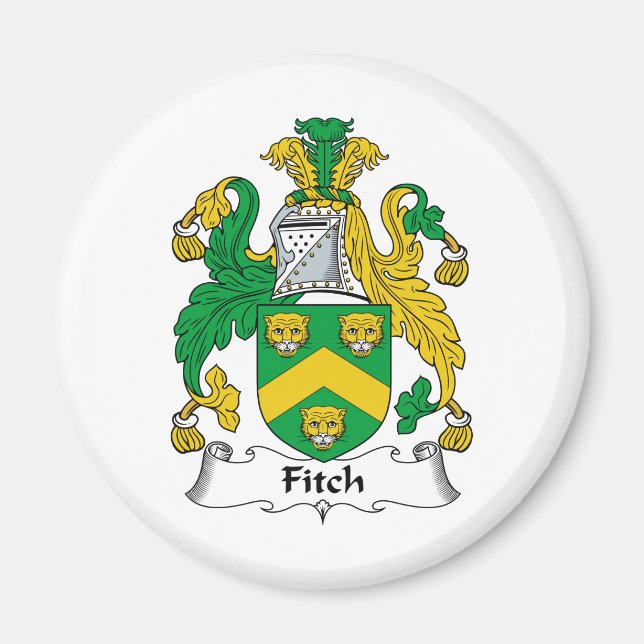 Fitch Family Crest Magnet (Front)
