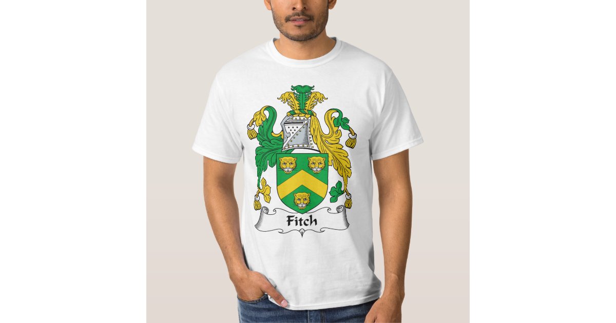 Fitch Family Crest T-Shirt | Zazzle.com