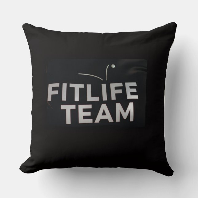 FITLIFETEAM  THROW PILLOW (Front)