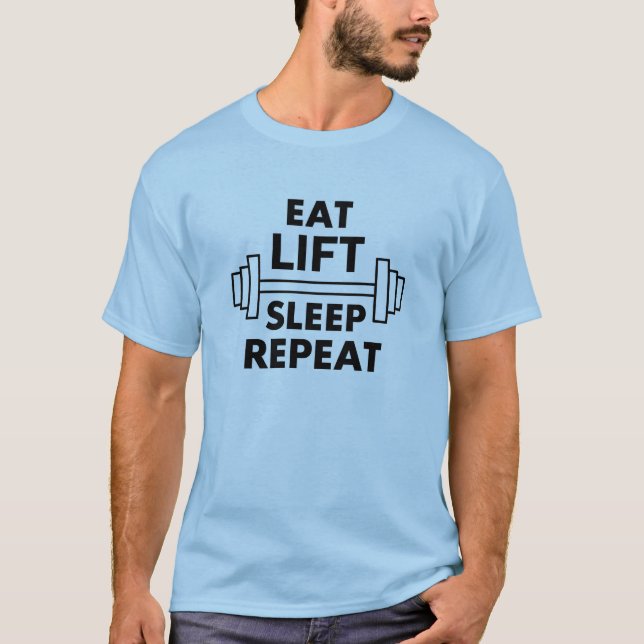 Fitnes life T-shirt. Lifter T-shirt, Gym T-Shirt (Front)
