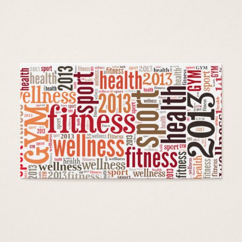 Fitness Business Card Templates