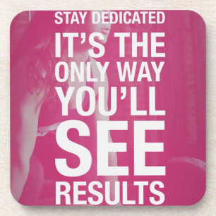 Fitness and Bodybuilding Motivation Coaster