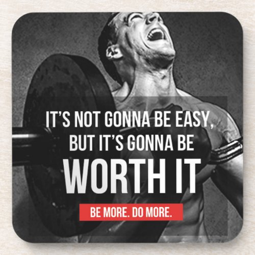 Fitness and Bodybuilding Motivation Coaster