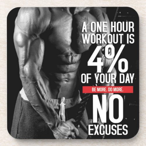 Fitness and Bodybuilding Motivation Coaster