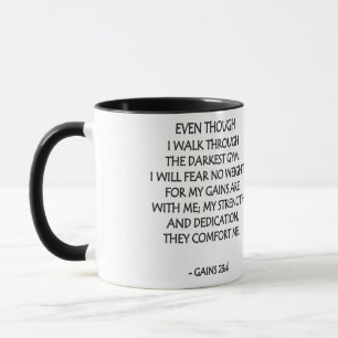 Fitness and Bodybuilding Motivation Mug