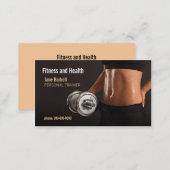 fitness and health business card (Front/Back)