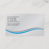 Fitness and Nutritionist - Business Cards (Back)