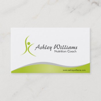 Fitness And Nutritionist - Business Cards by Creativefactory at Zazzle