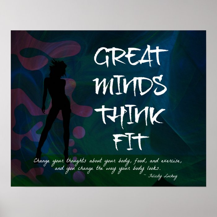 Fitness and Weight Loss Motivation Poster