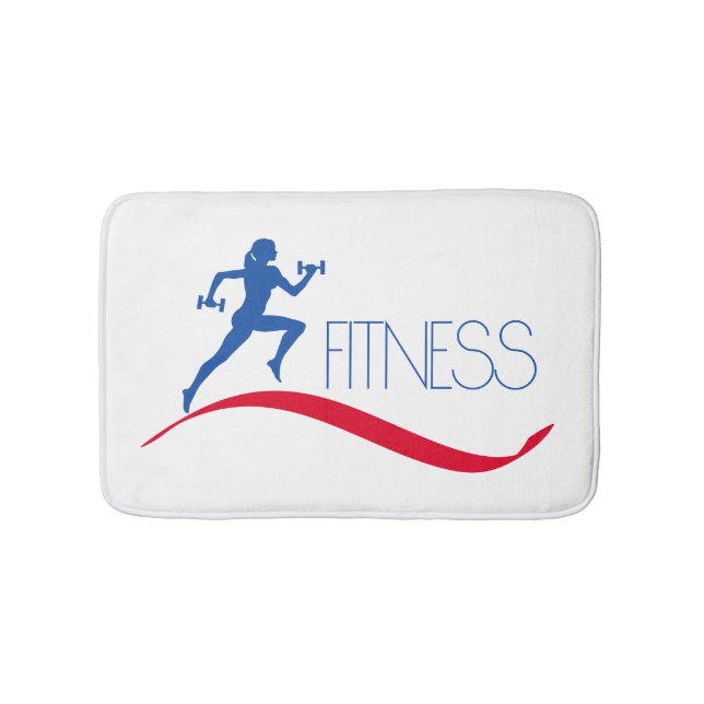 Fitness Bath Mat (Front)