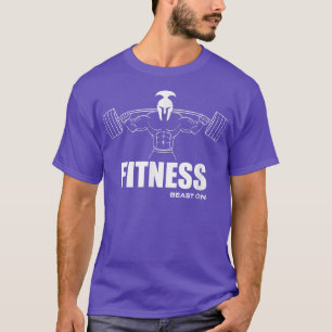 Fitness Beast On Gym Motivation Fitness Sayings T-Shirt