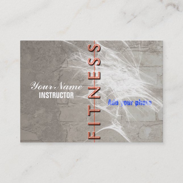 Fitness Blank - Business-, Schedule Card (Front)