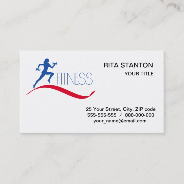 Fitness Business Card (Front)