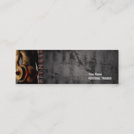 Customizable Fitness - Business Card