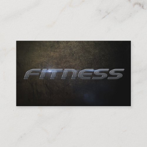 Fitness business card