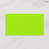 Fitness Business Card Template - light green (Back)