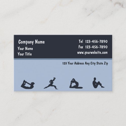 Fitness Business Cards