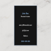 Fitness Business Cards (Back)