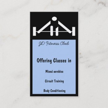 Fitness Business Cards by MG_BusinessCards at Zazzle