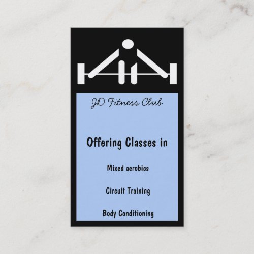 Fitness Business Cards