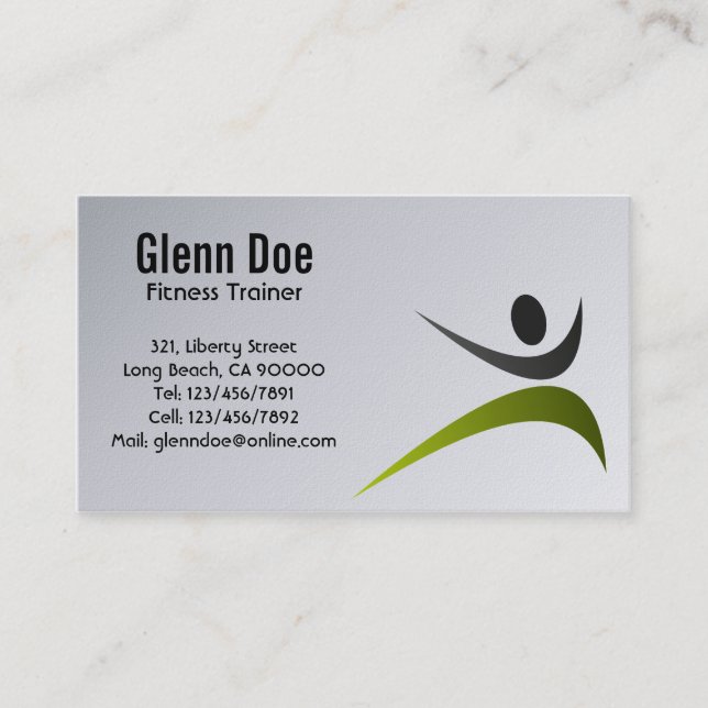 Fitness - Business Cards (Front)