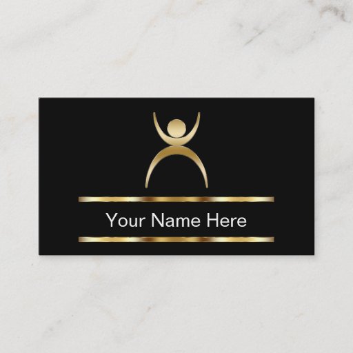 Customizable Fitness Business Cards