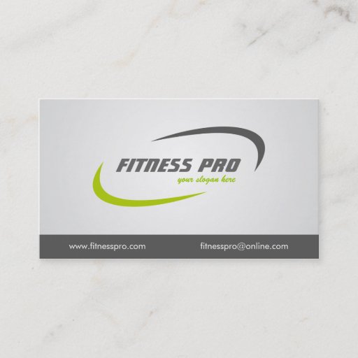 Customizable Fitness - Business Cards