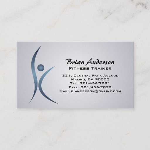 Customizable Fitness - Business Cards