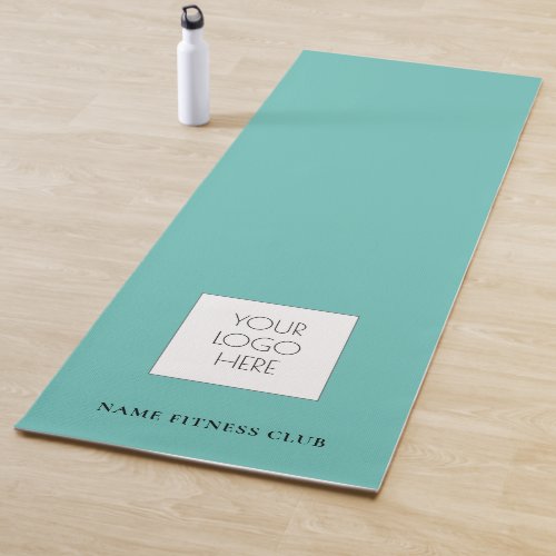 Fitness Business Logo Template Workout Yoga Mat