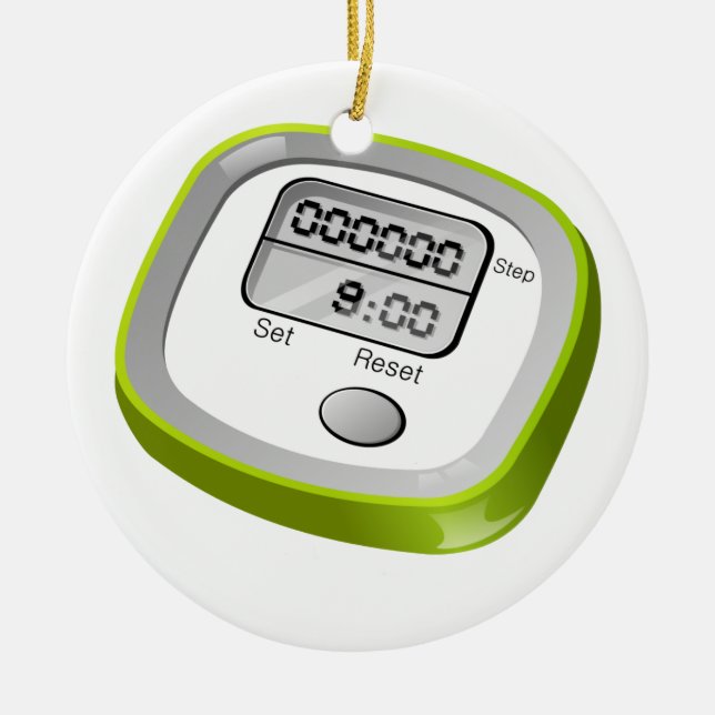 Fitness! by SRF Ceramic Ornament (Front)