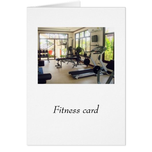 Fitness card (Front)