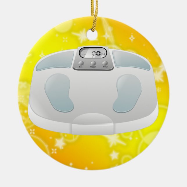 Fitness! Ceramic Ornament (Front)